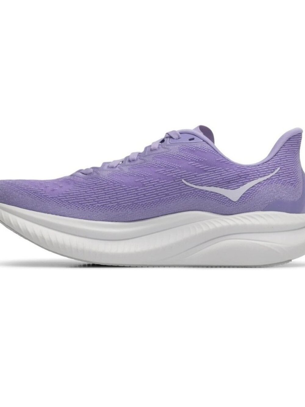 New Women's Hoka Mach 6 Running Shoes Size 6 Aster Flower/White MSRP $140
